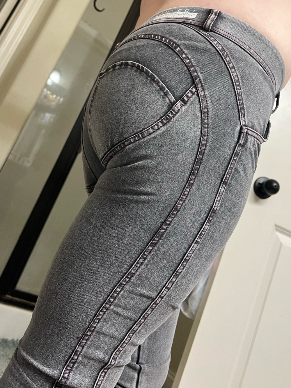 Freddy WR.UP Gray Skinny Jeans Low Rise Shaping Lift | Size M (6)